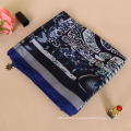 Hot seller for market wave pattern tassels voile stole arabic hijab shawl scarf wholesale china